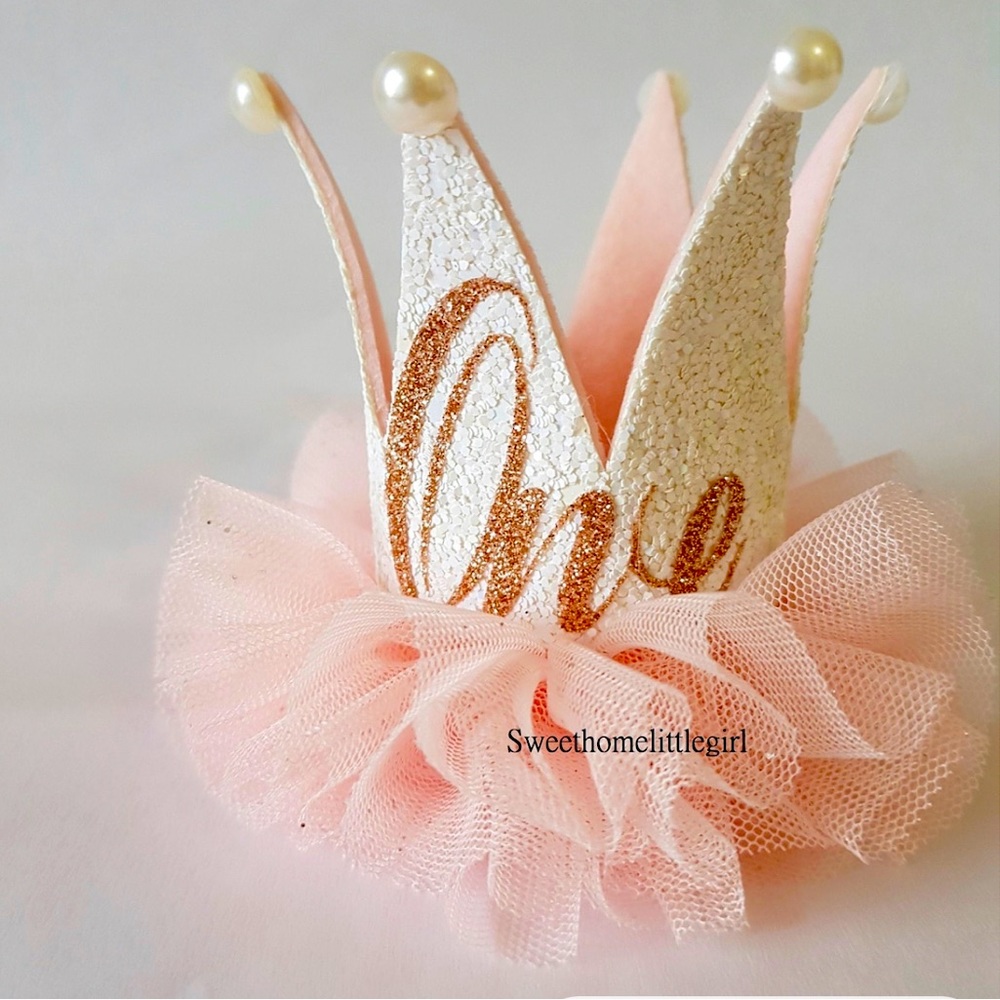 First birthday crown.